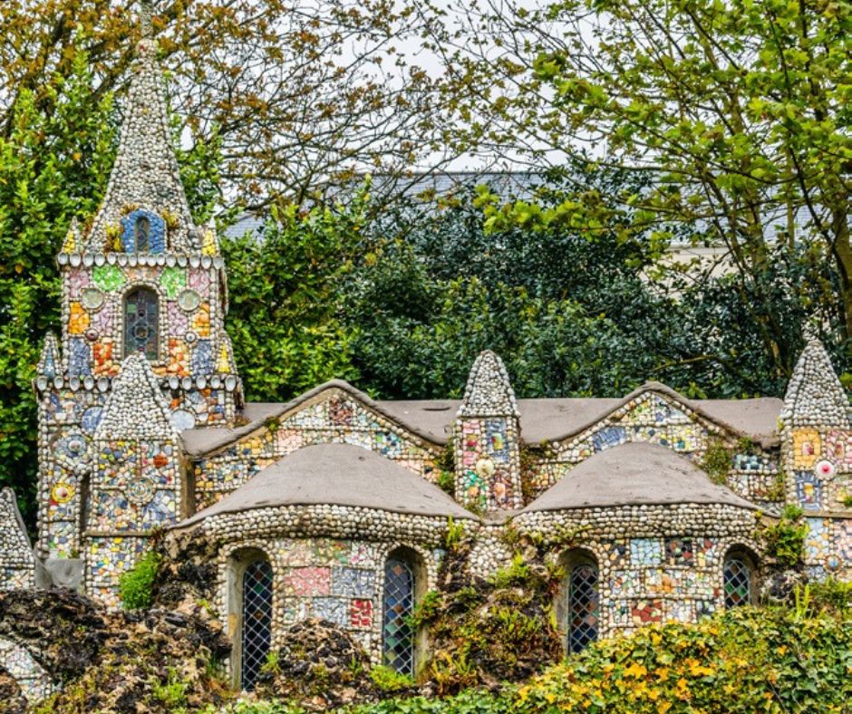 The Little Chapel, Les Vauxbelets valley, Saint Andrew, Guernsey.